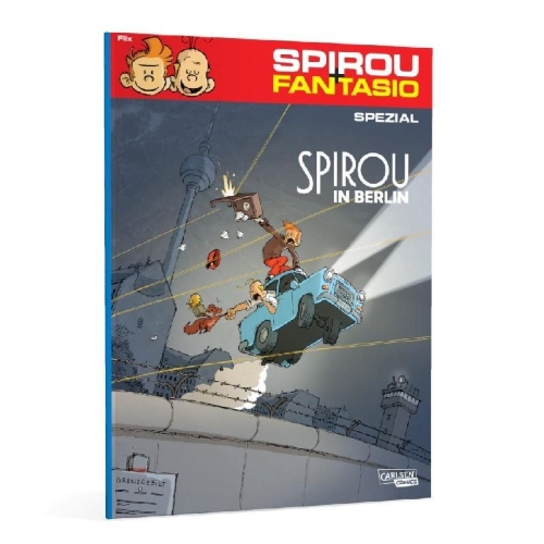Buchcover und Innenansicht für das Buch: Spirou und Fantasio Spezial 31: Spirou in Berlin
