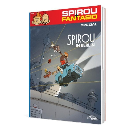 Buchcover und Innenansicht für das Buch: Spirou und Fantasio Spezial 31: Spirou in Berlin