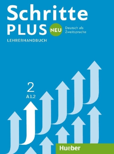 Buchcover und Innenansicht für das Buch: Schritte plus Neu 2 A1.2 Lehrerhandbuch