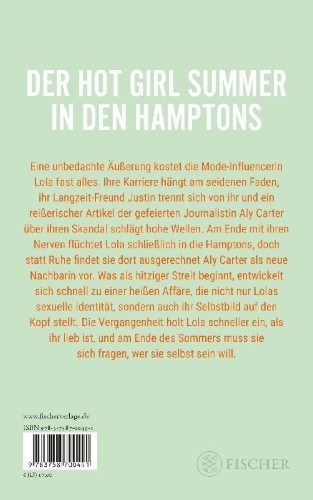 Buchcover und Innenansicht für das Buch: Hotter in the Hamptons