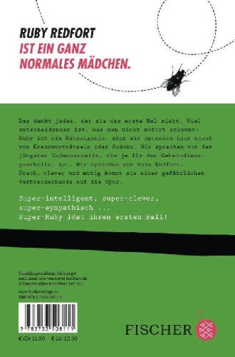 Buchcover und Innenansicht für das Buch: Ruby Redfort 1: Look Into My Eyes