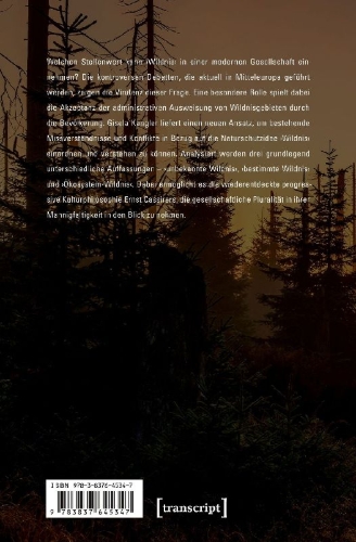 Buchcover und Innenansicht für das Buch: Der Diskurs um ¿Wildnis¿