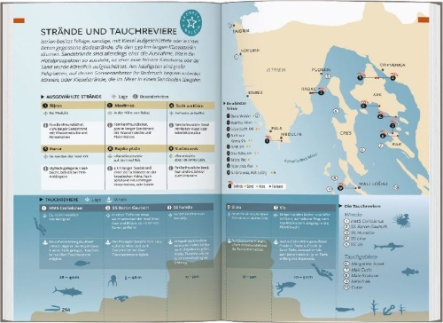 Buchcover und Innenansicht für das Buch: Baedeker Reiseführer Istrien, Kvarner-Bucht