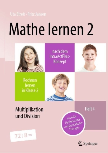 Buchcover und Innenansicht für das Buch: Mathe lernen 2 nach dem IntraActPlus-Konzept