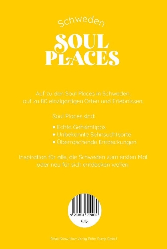 Buchcover und Innenansicht für das Buch: Soul Places Schweden - Die Seele Schwedens spüren