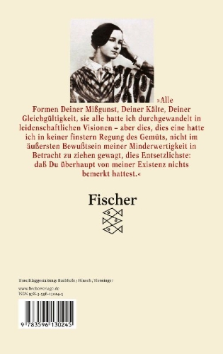 Buchcover und Innenansicht für das Buch: Brief einer Unbekannten