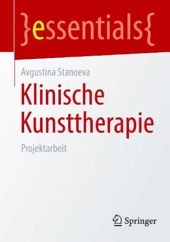 Buchcover und Innenansicht für das Buch: Klinische Kunsttherapie