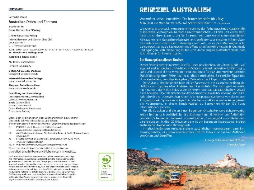 Buchcover und Innenansicht für das Buch: Reise Know-How Reiseführer Australien Osten und Zentrum