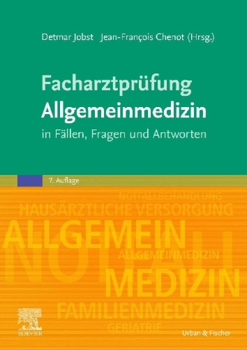 Buchcover und Innenansicht für das Buch: Facharztprüfung Allgemeinmedizin