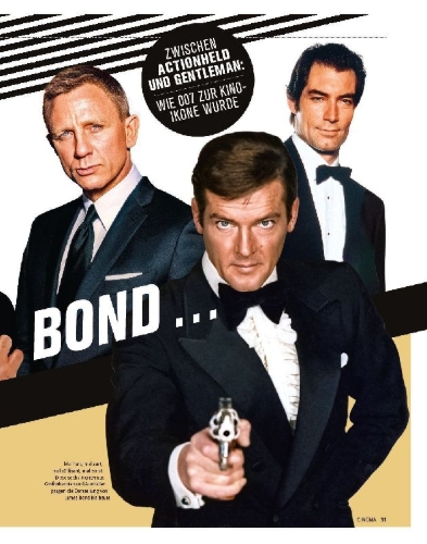 Buchcover und Innenansicht für das Buch: Cinema präsentiert: Inside James Bond (Erweiterte Neuausgabe)