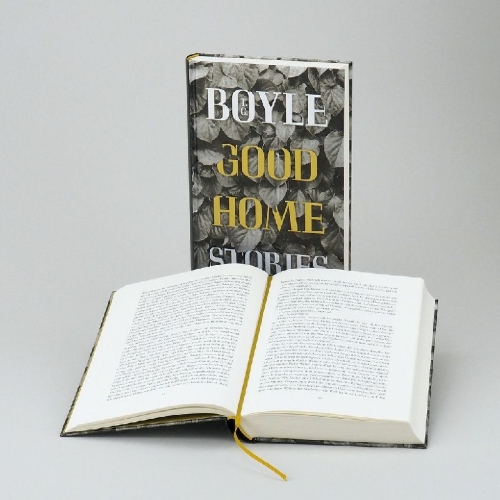Buchcover und Innenansicht für das Buch: The Collected Stories of T. Coraghessan Boyle, Volume II: A death in Kitchawank
