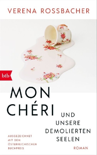 Buchcover und Innenansicht für das Buch: Mon Chéri und unsere demolierten Seelen