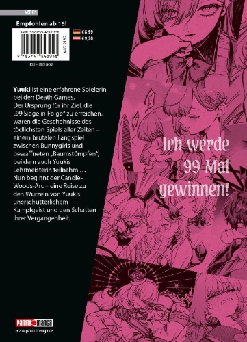 Buchcover und Innenansicht für das Buch: Playing Death Games to put Food on the Table: Das Phantom-Mädchen im Spiel des Todes 02