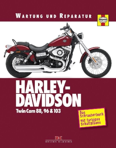 Buchcover und Innenansicht für das Buch: Harley Davidson TwinCam 88, 96 & 103