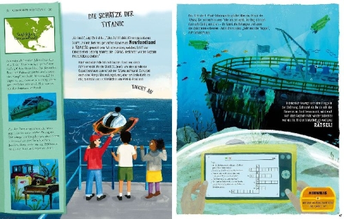 Buchcover und Innenansicht für das Buch: The Treasure Hunt