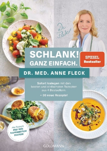 Buchcover und Innenansicht für das Buch: Schlank! Ganz einfach