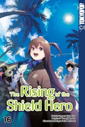Buchcover und Innenansicht für das Buch: The Rising of the Shield Hero 16