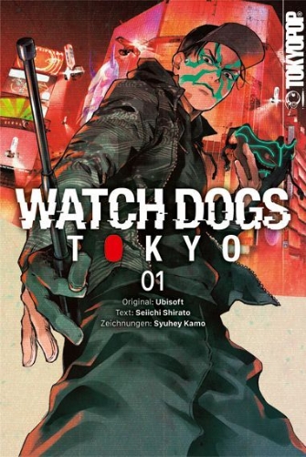 Buchcover und Innenansicht für das Buch: Watch Dogs Tokyo 01
