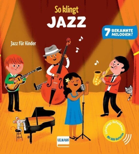 Buchcover und Innenansicht für das Buch: So klingt Jazz
