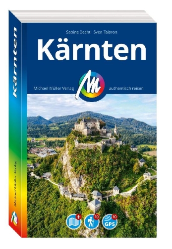 Buchcover und Innenansicht für das Buch: MICHAEL MÜLLER Reiseführer Kärnten
