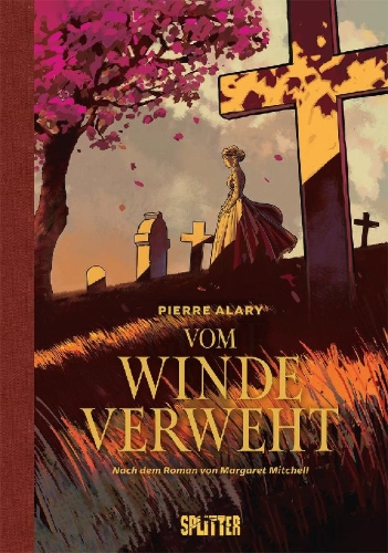 Buchcover und Innenansicht für das Buch: Vom Winde verweht (Graphic Novel). Band 1 (von 2)