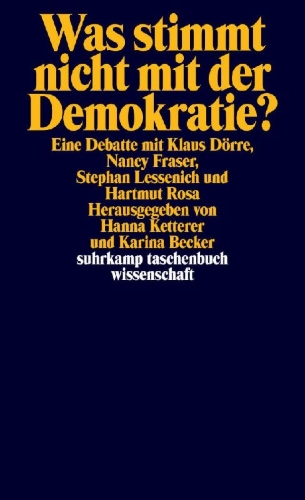Buchcover und Innenansicht für das Buch: Was stimmt nicht mit der Demokratie?