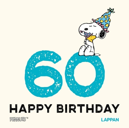 Buchcover und Innenansicht für das Buch: Peanuts Geschenkbuch: Happy Birthday zum 60. Geburtstag