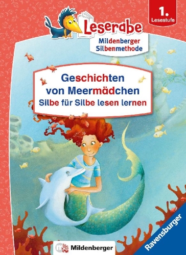 Buchcover und Innenansicht für das Buch: Leserabe Sonderausgaben - Geschichten von Meermädchen - Silbe für Silbe lesen lernen