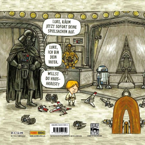 Buchcover und Innenansicht für das Buch: Star Wars: Darth Vader und Sohn