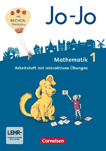 Buchcover und Innenansicht für das Buch: Jo-Jo Mathematik 1. Schuljahr - Allgemeine Ausgabe 2018- Arbeitsheft mit interaktiven Übungen auf scook.de. Mit CD-ROM