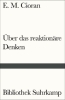 Buchcover und Innenansicht für das Buch: Essai sur la pensée réactionnaire. A propos de Joseph de Maistre Valéry face à ses idoles