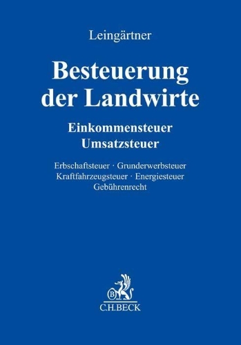 Buchcover und Innenansicht für das Buch: Besteuerung der Landwirte (mit Fortsetzungsnotierung). Inkl. 49. Ergänzungslieferung