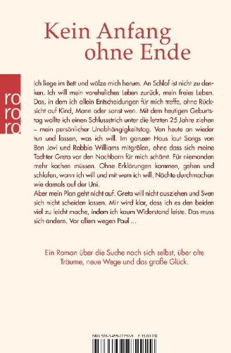 Buchcover und Innenansicht für das Buch: Anfang 40 - Ende offen