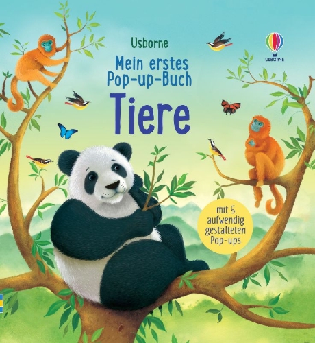 Buchcover und Innenansicht für das Buch: Mein erstes Pop-up-Buch: Tiere