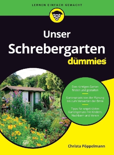 Buchcover und Innenansicht für das Buch: Unser Schrebergarten für Dummies