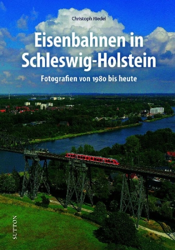 Buchcover und Innenansicht für das Buch: Eisenbahnen in Schleswig-Holstein