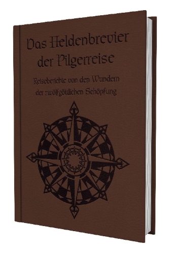 Buchcover und Innenansicht für das Buch: DSA - Heldenbrevier - Pilgerreise