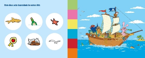 Buchcover und Innenansicht für das Buch: Die Sendung mit dem Elefanten - Meine Kindergartenfreunde