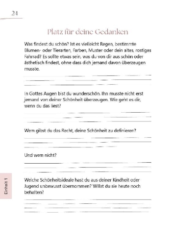 Buchcover und Innenansicht für das Buch: Du bist kostbar & wunderschön