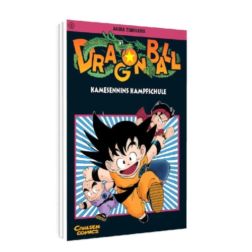 Buchcover und Innenansicht für das Buch: Dragon Ball 03. Kamesennins Kampfschule