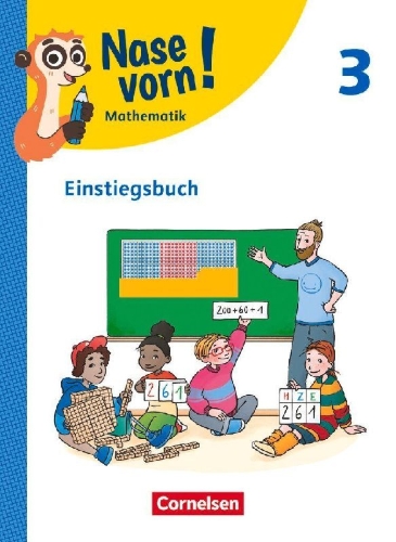 Buchcover und Innenansicht für das Buch: Nase vorn! - Mathematik 3. Schuljahr - Einstiegsbuch