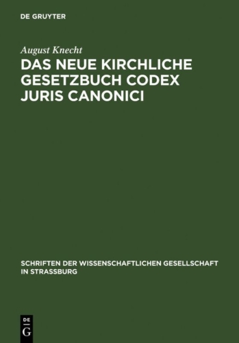 Buchcover und Innenansicht für das Buch: Das neue Kirchliche Gesetzbuch Codex Juris Canonici