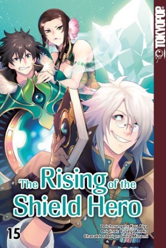 Buchcover und Innenansicht für das Buch: The Rising of the Shield Hero 15