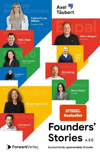 Buchcover und Innenansicht für das Buch: Founders' Stories 2