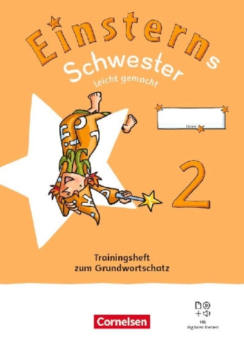 Buchcover und Innenansicht für das Buch: Einsterns Schwester 2. Schuljahr. Leicht gemacht - Trainingsheft zum Grundwortschatz - Verbrauchsmaterial