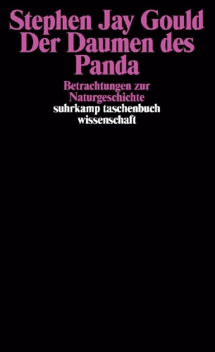 Buchcover und Innenansicht für das Buch: The Panda's Thumb. More Reflections in Natural History, 1980
