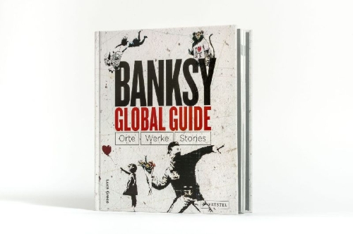 Buchcover und Innenansicht für das Buch: Banksy Unconventional Guide
