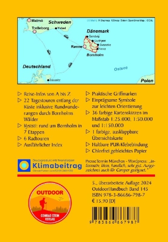 Buchcover und Innenansicht für das Buch: Dänemark: Bornholm