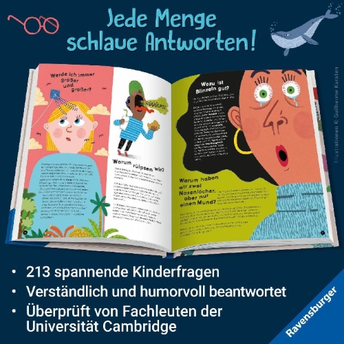Buchcover und Innenansicht für das Buch: There's no such thing as a silly question
