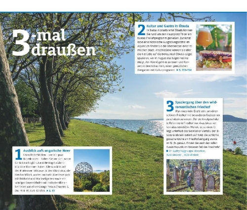 Buchcover und Innenansicht für das Buch: ADAC Reiseführer plus Ungarn